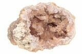 Sparkly, Pink Amethyst Geode Half - Argentina #235160-1